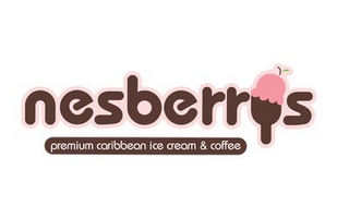 NESBERRYS PREMIUM CARIBBEAN ICE CREAM & COFFEE logo