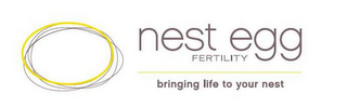 NEST EGG FERTILITY BRINGING LIFE TO YOUR NEST logo