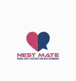 NEST MATE WHERE EMPTY NESTERS FIND NEW BEGINNINGS logo