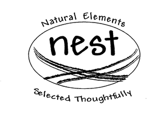 NEST NATURAL ELEMENTS SELECTED THOUGHTFULLY logo
