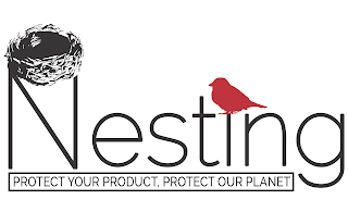 NESTING PROTECT YOUR PRODUCT PROTECT OUR PLANET logo