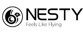 NESTY FEELS LIKE FLYING logo