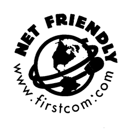 NET FRIENDLY WWW.FIRSTCOM.COM logo