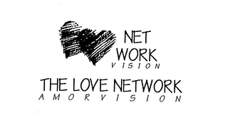 NET WORK VISION THE LOVE NETWORK AMORVISION logo