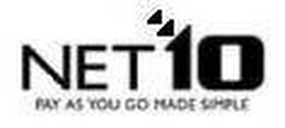 NET10 PAY AS YOU GO MADE SIMPLE logo