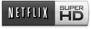 NETFLIX SUPER HD logo