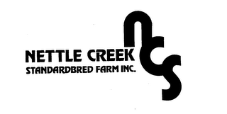 NETTLE CREEK STANDARDBRED FARM INC. NCS logo