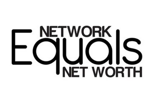NETWORK EQUALS NET WORTH logo