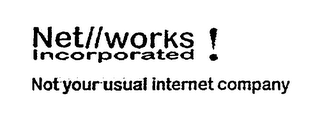 NET//WORKS INCORPORATED! NOT YOUR USUALINTERNET COMPANY logo