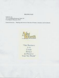 NETWORTH INC. OUR BUSINESS IS TO CREATE PROTECT & PRESERVE YOUR NET WORTH logo
