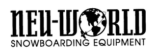 NEU-WORLD SNOWBOARDING EQUIPMENT logo