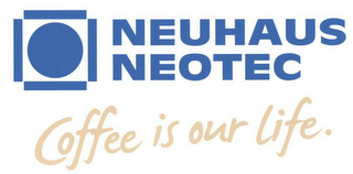NEUHAUS NEOTEC COFFEE IS OUR LIFE. logo