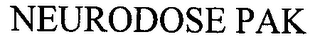 NEURODOSE PAK logo