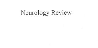 NEUROLOGY REVIEW logo