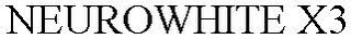 NEUROWHITE X3 logo