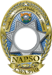 NEVADA ASSOCIATION OF PUBLIC SAFETY OFFICERS NAPSO CWA 9110 logo
