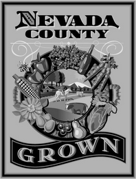 NEVADA COUNTY GROWN logo