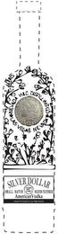 NEVADA H&C DISTILLING CO. LAS VEGAS NEVADA E PLURIBUS UNUM 1878 SILVER DOLLAR AMERICAN VODKA HC SMALL BATCH SILVER FILTERED NEVADA H&C DISTILLING CO. LAS VEGAS NEVADA COPPER POT DISTILLED IN LAS VEGAS NEVADA logo