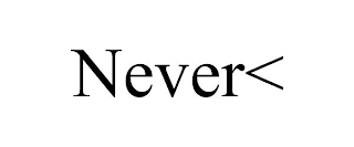 NEVER< logo