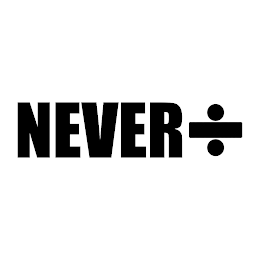 NEVER logo