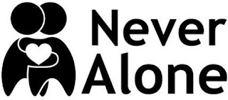 NEVER ALONE logo