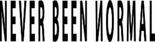 NEVER BEEN NORMAL logo