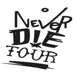 NEVER DIE TOUR logo