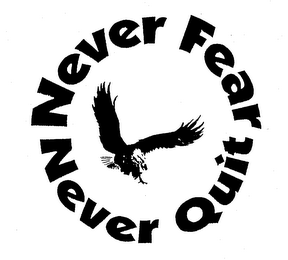 NEVER FEAR NEVER QUIT logo
