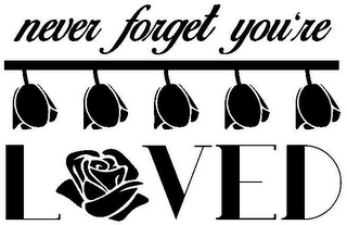 NEVER FORGET YOU'RE LOVED logo