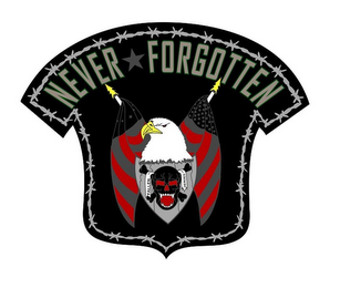 NEVER FORGOTTEN FALLEN HEROS logo