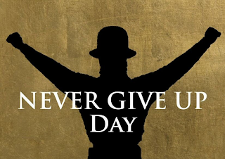 NEVER GIVE UP DAY logo