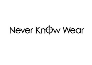 NEVER KNOW WEAR logo