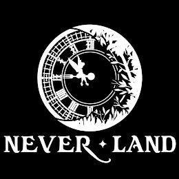NEVER LAND XII XI X IX VIII VII VI logo