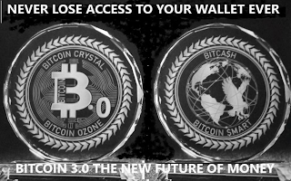 NEVER LOSE ACCESS TO YOUR WALLET EVER BITCOIN 3.0 THE NEW FUTURE OF MONEY BITCOIN CRYSTAL BITCOIN OZONE BITCOIN B.O BITCA$H BITCOIN $MART logo