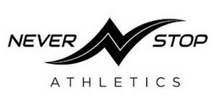 NEVER N STOP ATHLETICS logo