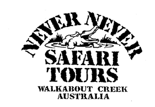 NEVER NEVER SAFARI TOURS WALKABOUT CREEK AUSTRALIA logo
