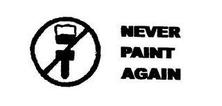 NEVER PAINT AGAIN logo