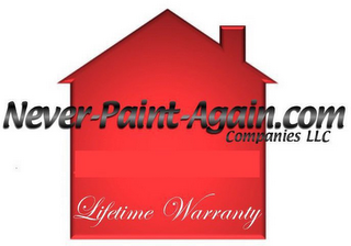 NEVER-PAINT-AGAIN.COM COMPANIES LLC LIFETIME WARRANTY logo