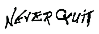 NEVER QUIT logo