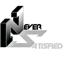 NEVER SATISFIED logo