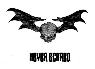 NEVER SCARED logo