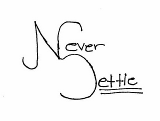 NEVER SETTLE logo
