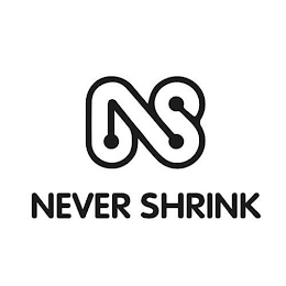 NEVER SHRINK logo