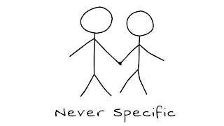 NEVER SPECIFIC logo