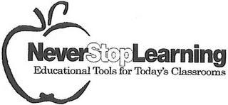 NEVER STOP LEARNING EDUCATIONAL TOOLS FOR TODAY'S CLASSROOMS logo