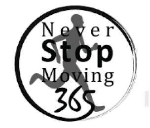 NEVER STOP MOVING 365 logo