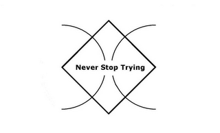 NEVER STOP TRYING logo