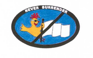 NEVER SURRENDER logo