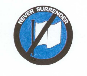 NEVER SURRENDER logo