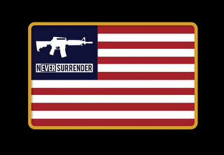NEVER SURRENDER logo